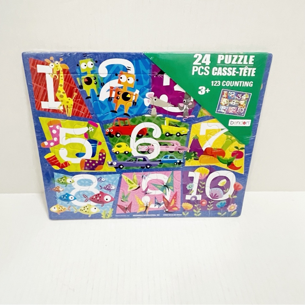 New 24 Puzzle 1-2-3 Counting Age 3+